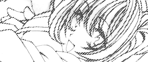 白い部分が選択された状態 白い部分が選択された状態